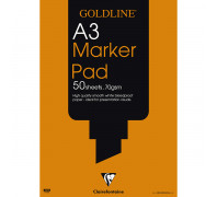 Μπλοκ Marker Goldline A3 29,7x42cm 70g 50φ. Clairefontaine Rhodia
