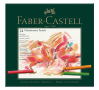Σετ Καρέ Παστέλ Polychromos 24τεμ Faber Castell
