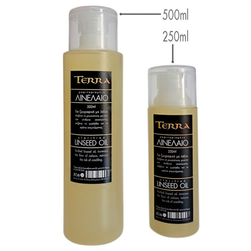 Λινέλαιο Ραφιναρισμένο 500ml Terra