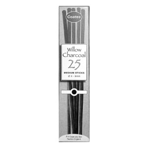 Κάρβουνα Willow Coates Original Φ 4/6mm 25τεμ
