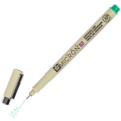 Μαρκαδόρος Micron Pigma Green 02 0,30mm Sakura