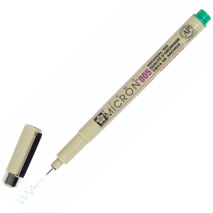 Μαρκαδόρος Micron Pigma Green 005 0,20mm Sakura