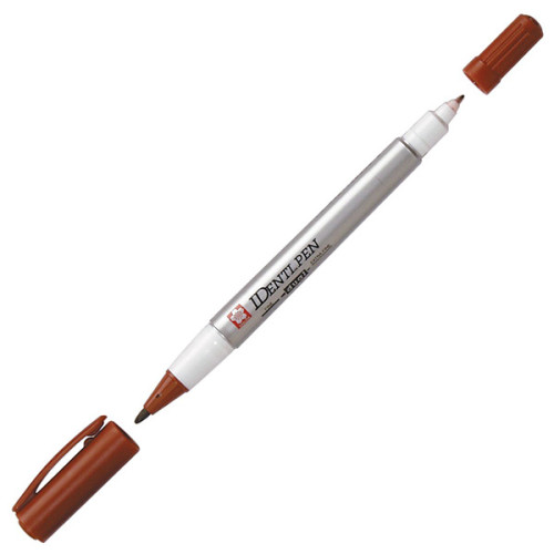 Μαρκαδόρος Διπλός IDenti-Pen Brown Sakura