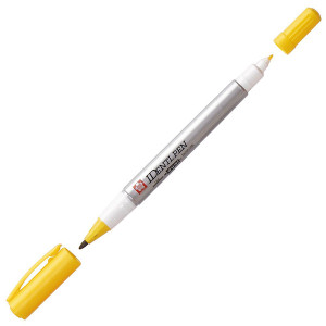 Μαρκαδόρος Διπλός IDenti-Pen Yellow Sakura