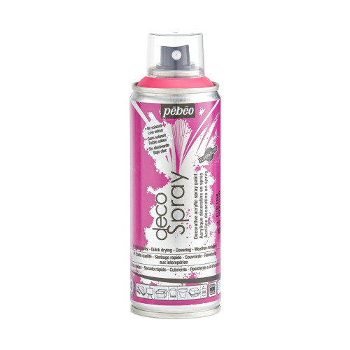 Ακρυλικό Σπρέυ 200ml Fluo Pink 852