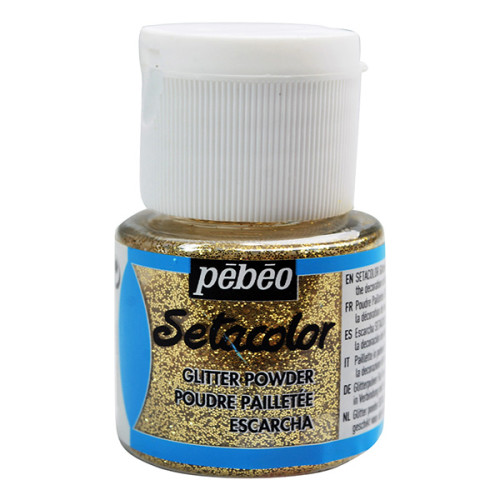 Gold Glitter 10g Setacolor Pebeo