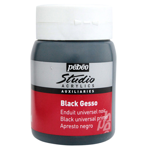 Gesso Studio Μαύρο Pebeo 500ml