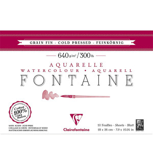 Μπλοκ Fontaine 18x26cm 640g CP-GF 10φυλλο Clairefontaine Rhodia