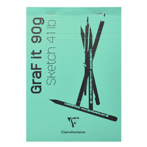 Μπλοκ GRAF IT A6 10,5x14,8cm 90g 80φυλλο Clairefontaine Rhodia