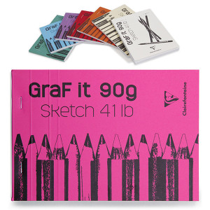 Μπλοκ GRAF IT A5 14,8x21cm 90g 80φυλλο Clairefontaine Rhodia