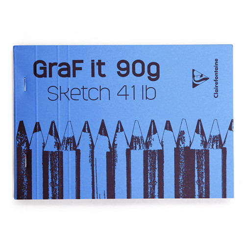 Μπλοκ GRAF IT A5 14,8x21cm 90g 80φυλλο Clairefontaine Rhodia