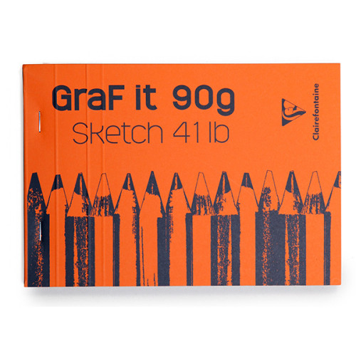 Μπλοκ GRAF IT A5 14,8x21cm 90g 80φυλλο Clairefontaine Rhodia