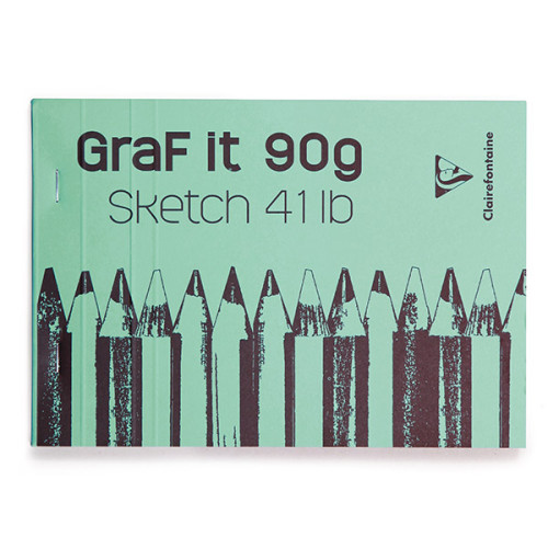 Μπλοκ GRAF IT A5 14,8x21cm 90g 80φυλλο Clairefontaine Rhodia