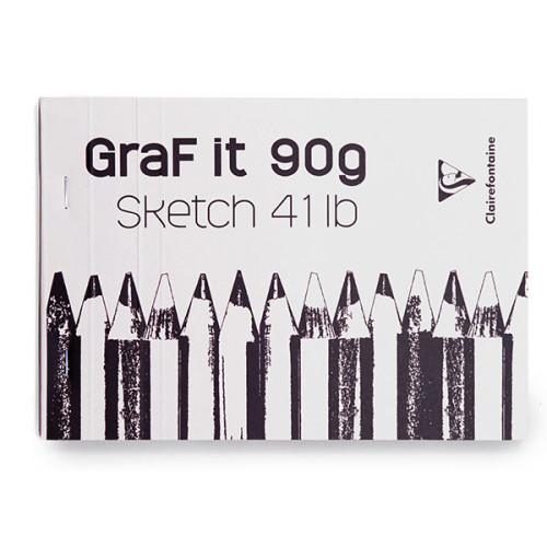 Μπλοκ GRAF IT A5 14,8x21cm 90g 80φυλλο Clairefontaine Rhodia