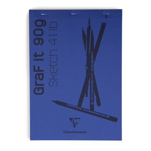 Μπλοκ GRAF IT A4 21x29,7cm 90g 80φυλλο Clairefontaine Rhodia