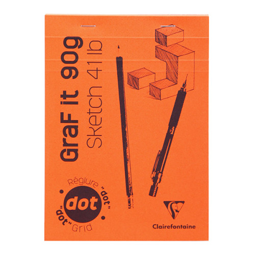 Μπλοκ GRAF IT A5 DOT 14,8x21cm 90g 80φυλλο Clairefontaine Rhodia