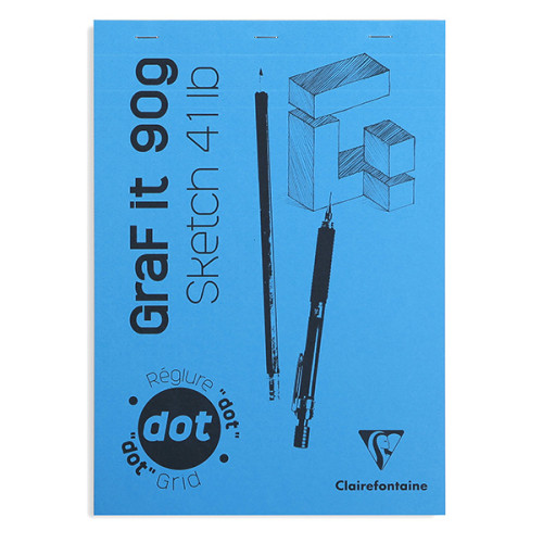 Μπλοκ GRAF IT A4 DOT 21x29,7cm 90g 80φυλλο Clairefontaine Rhodia