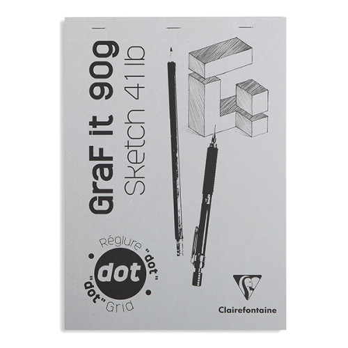 Μπλοκ GRAF IT A4 DOT 21x29,7cm 90g 80φυλλο Clairefontaine Rhodia