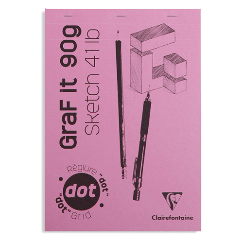 Μπλοκ GRAF IT A4 DOT 21x29,7cm 90g 80φυλλο Clairefontaine Rhodia