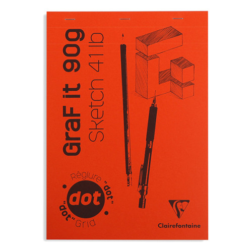 Μπλοκ GRAF IT A4 DOT 21x29,7cm 90g 80φυλλο Clairefontaine Rhodia