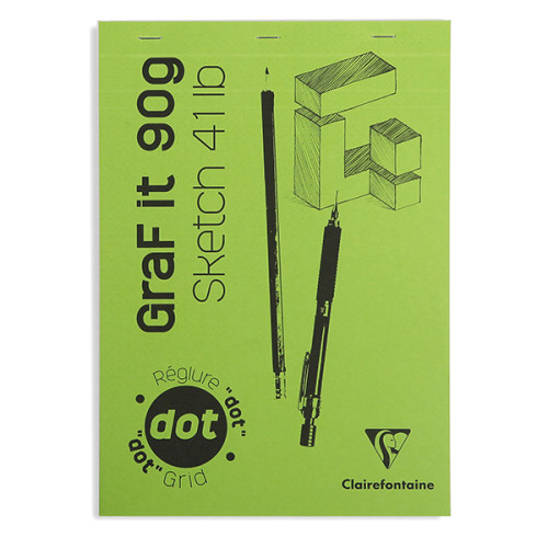 Μπλοκ GRAF IT A4 DOT 21x29,7cm 90g 80φυλλο Clairefontaine Rhodia