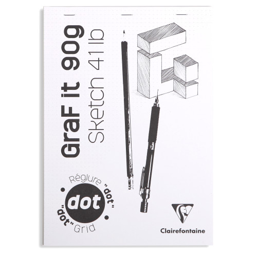 Μπλοκ GRAF IT A4 DOT 21x29,7cm 90g 80φυλλο Clairefontaine Rhodia