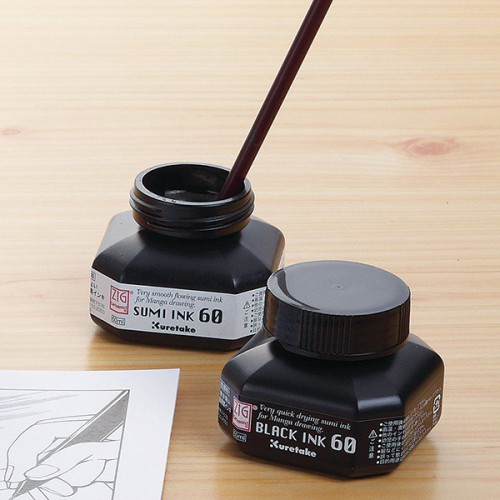 Μελάνι Cartoonist Black Ink 60ml Kuretake