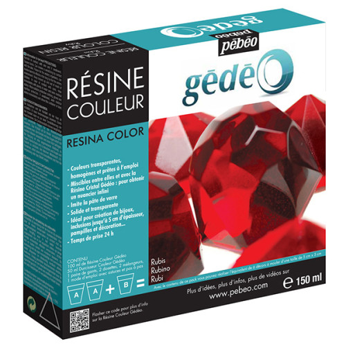 Ρητίνη Χύτευσης 150ml Colour Resin Ruby Pebeo