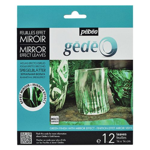 Φύλλα Mirror Effect 12τμχ 14x14 cm Gedeo Green