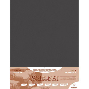 Χαρτί PastelMat 50x70cm 360g Anthracite Clairefontaine Rhodia
