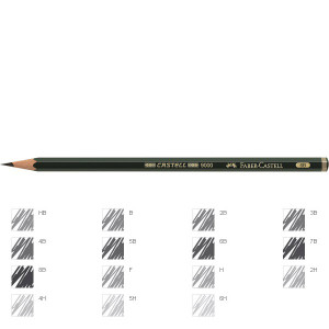 Μολύβι Σχεδίου 9000 6B Faber Castell