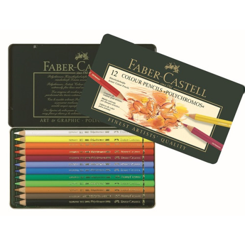 Σετ Μολύβια Polychromos 12τεμ Faber Castell