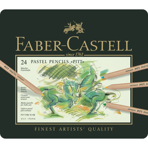 Σετ Μολύβια Παστέλ Pitt Pastel 24τεμ Faber Castell