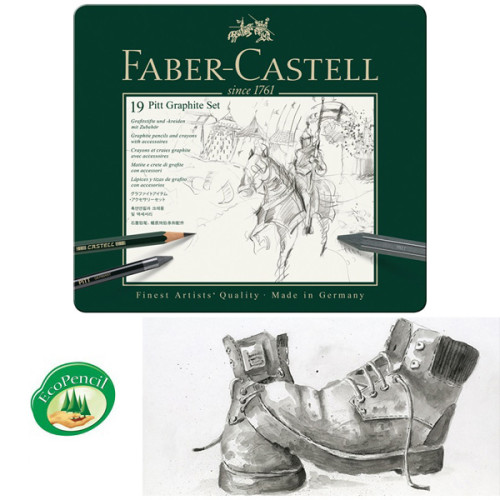 Σετ Pitt Graphite 19τεμ. 112973 Faber Castell