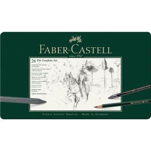 Σετ Pitt Graphite 26τεμ. 112974 Faber Castell