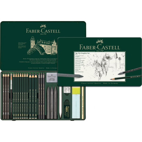 Σετ Pitt Graphite 26τεμ. 112974 Faber Castell