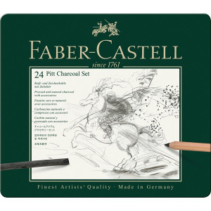 Σετ Pitt Charcoal 24τεμ 112978 Faber Castell