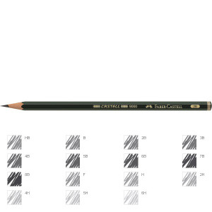 Μολύβι Σχεδίου 9000 2B Faber Castell