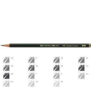 Μολύβι Σχεδίου 9000 3H Faber Castell