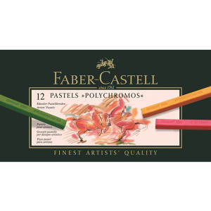 Σετ Καρέ Παστέλ Polychromos 12τεμ Faber Castell