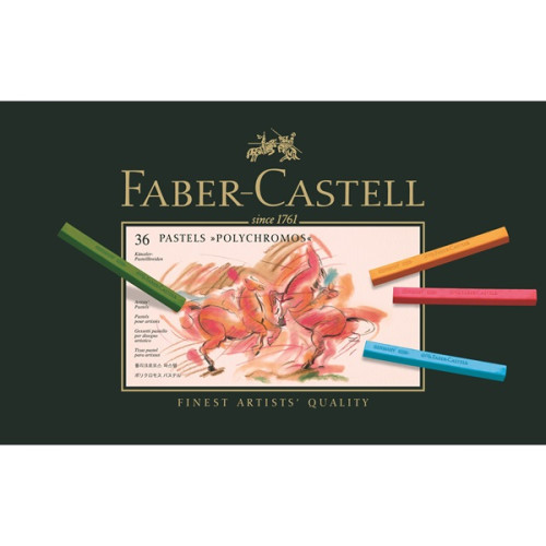 Σετ Καρέ Παστέλ Polychromos 36τεμ Faber Castell