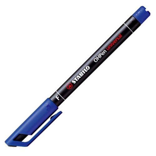 Μαρκαδόρος OHPen Universal F Blue Stabilo