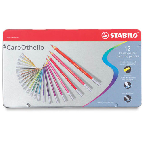 Σετ Μολύβια Παστέλ Carbothello 12τεμ Stabilo