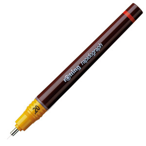 Ραπιδογράφος (με αμπούλα) 0.20mm Rotring