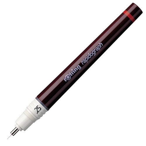 Ραπιδογράφος (με αμπούλα) 0.25mm Rotring