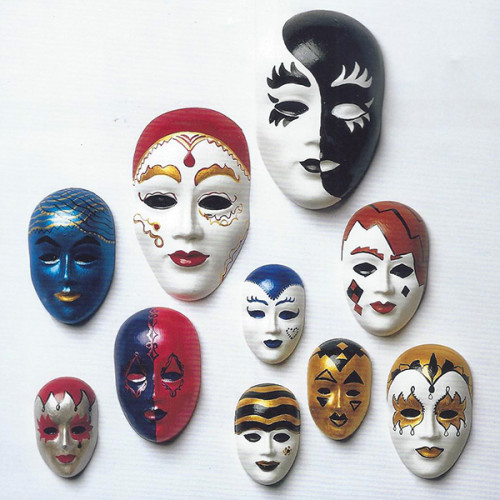 Καλούπι Venetian Mini Masks 10τμχ - Glorex