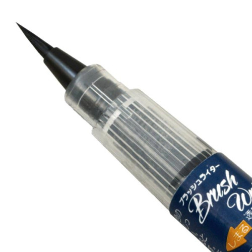 Μαρκαδόρος Με Συνθετ. Τρίχα Pigment Ink Brush Writer Black Kuretake