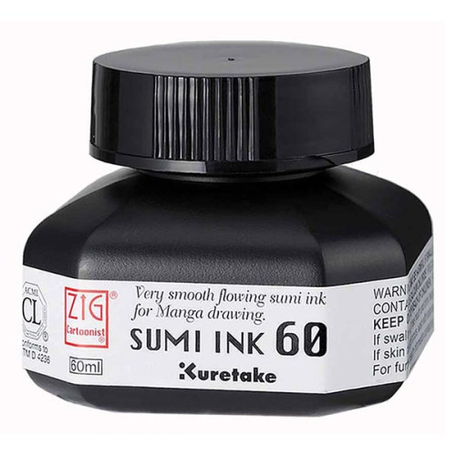 Μελάνι Sumi Ink 60ml Για Manga Kuretake