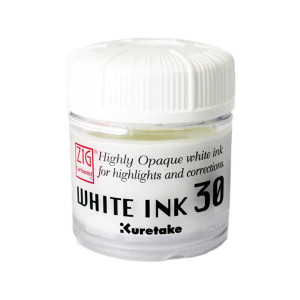 Μελάνι White Ink 30gr Για Manga Kuretake