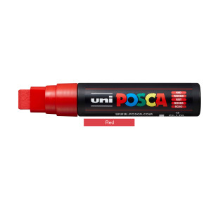 Posca 15mm Chisel Straight - Red 15